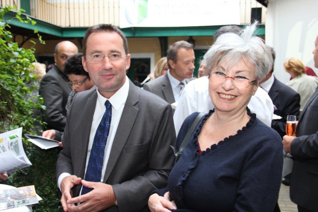 Eva Woldrich mit Dr. Gerhard P�rstl